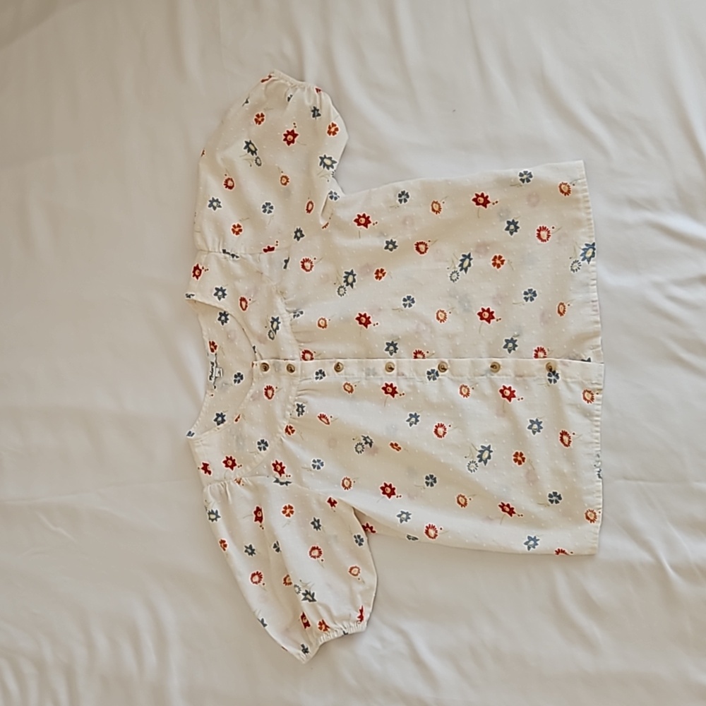 Madewell Prose Shirt in Dotted Floral Heyday Size XS - Picture 3 of 9